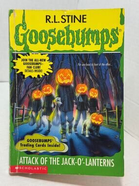 1st edition Goosebumps Attack of the Jack-o-lanterns 1996
